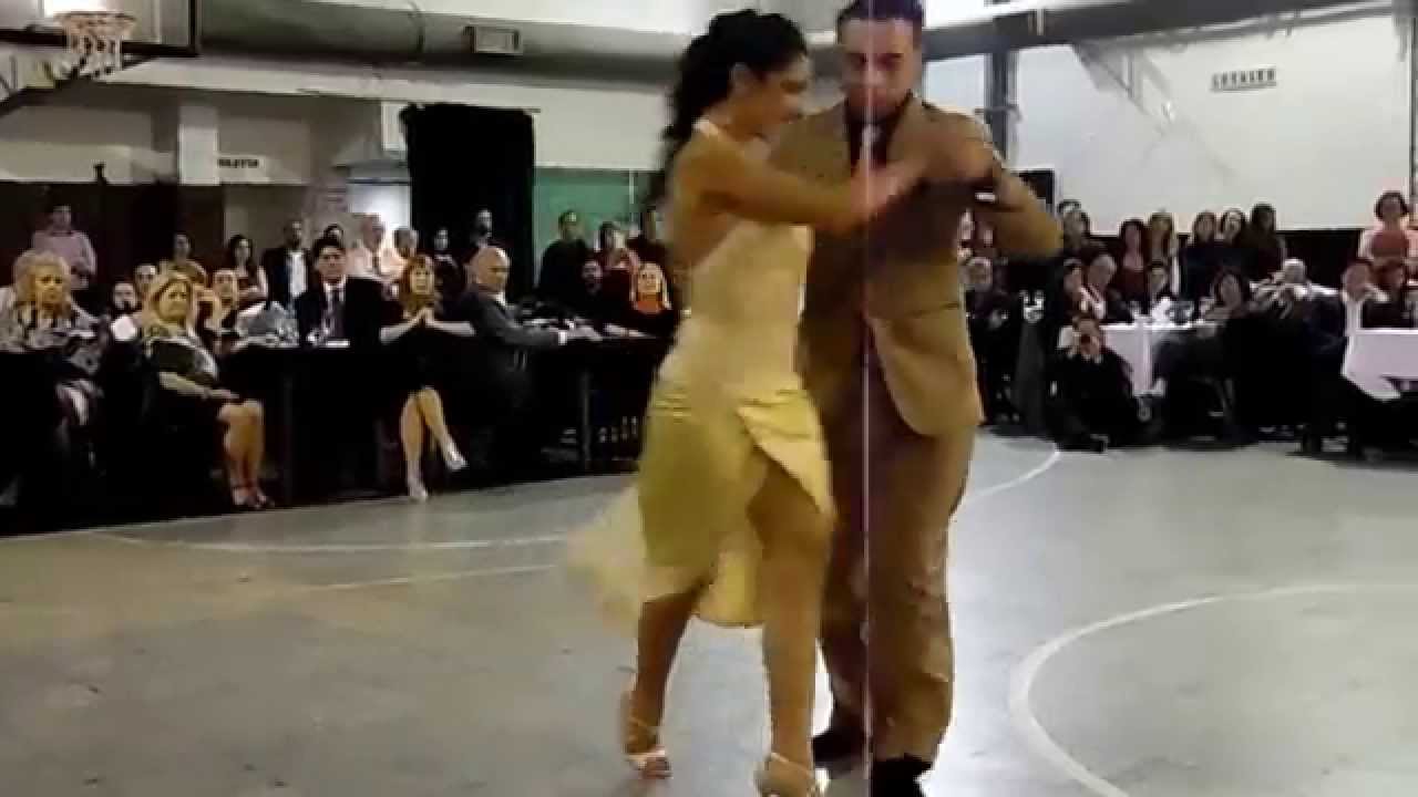 Jonathan Saavedra & Clarisa Aragón en Milonga Malena Sunderland Club 2/2