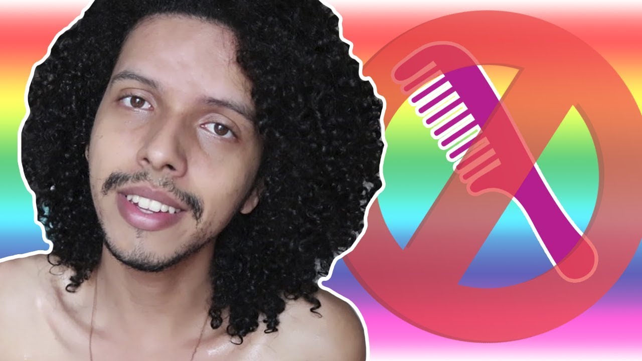 Como desembaraçar cabelo cacheado crespo 3C/4A - MELHOR MÉTODO