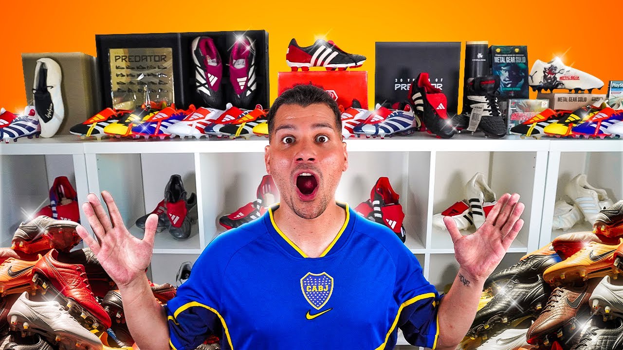 Así es TODA MI COLECCIÓN de BOTAS DE FÚTBOL!!! - Parte 1