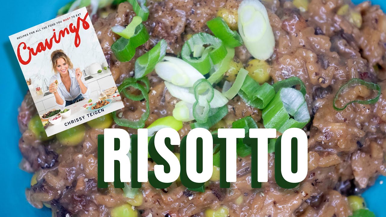 Chrissy Teigen's Easy Mushroom Risotto | Quarantine Cooking