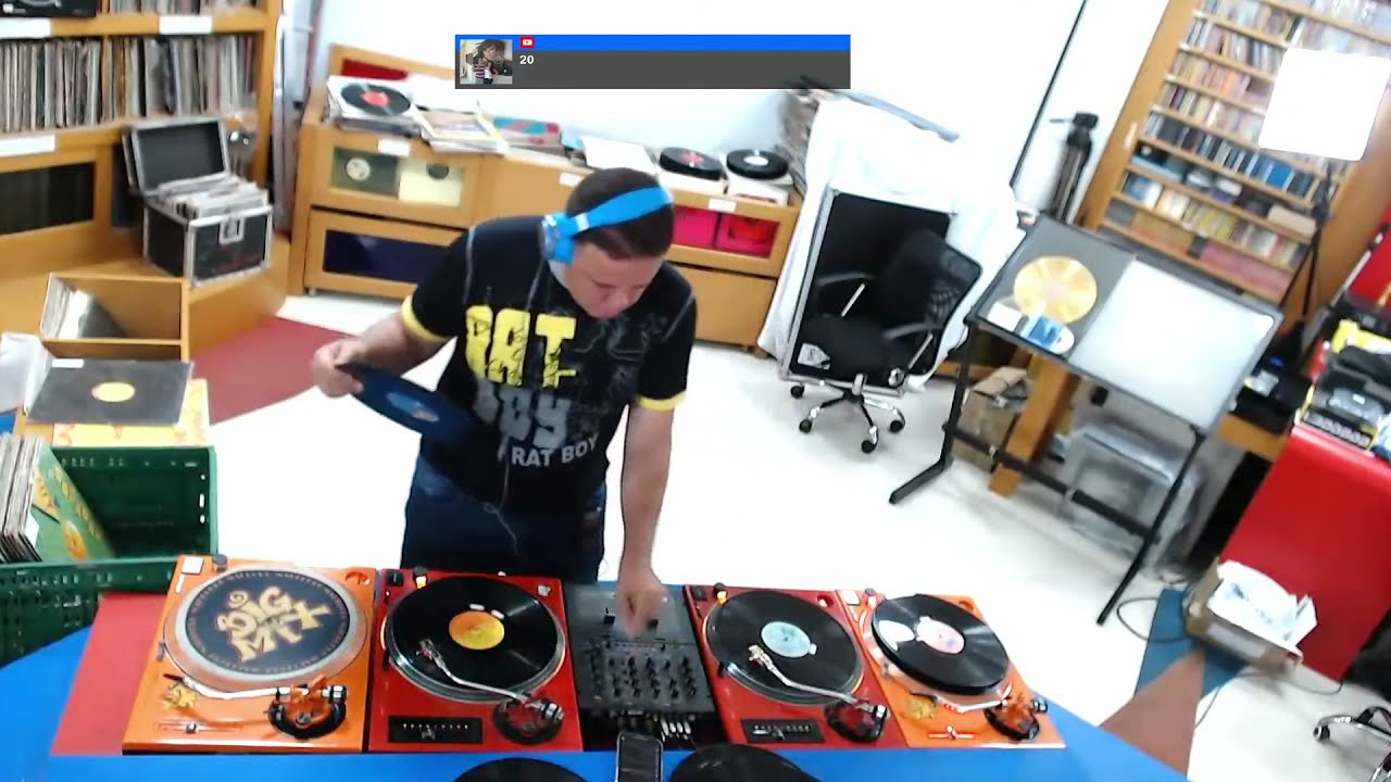 🔴 Live DJ Marlboro #101 Mixando Vinil - Cd - Vídeo