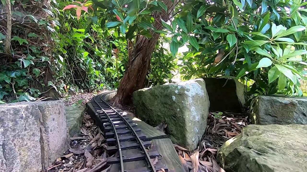 a 16mm scale garden railway track run