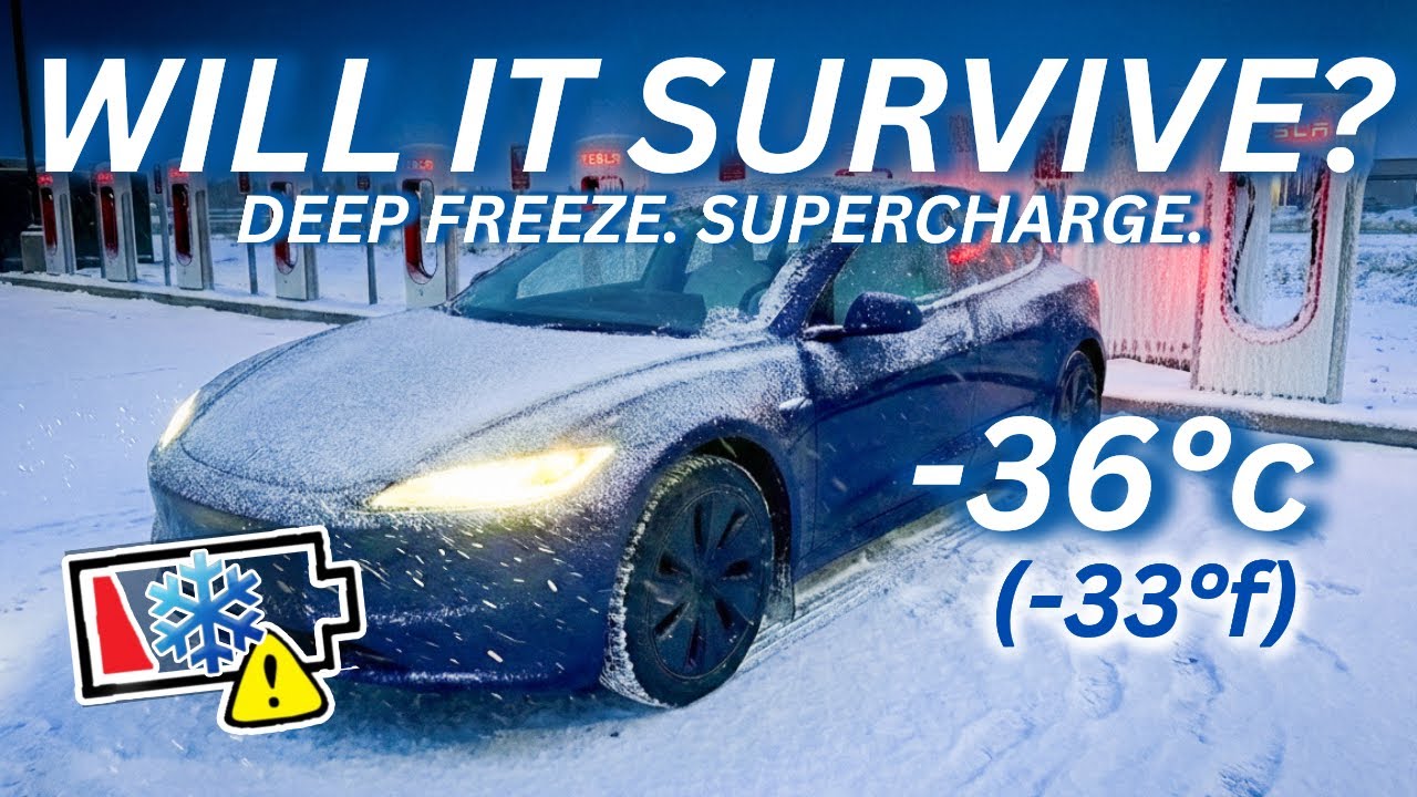 Can a Tesla actually handle EXTREME Canadian Winter (-36c/-33f)