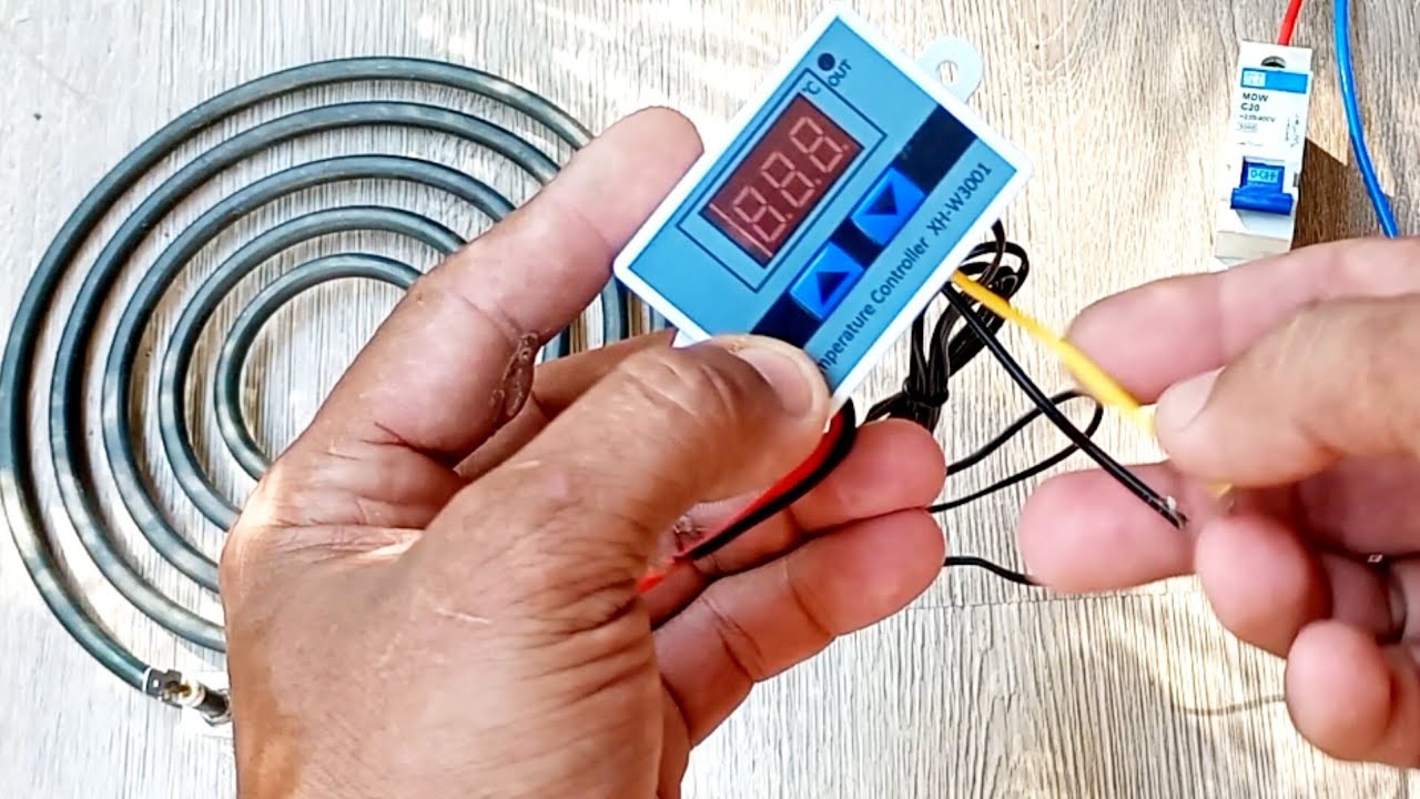 Como instalar termostato digital mais resistência com tensão de 127volts