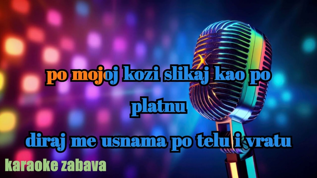 CRNO I ZLATNO - SEKA ALEKSIC - *KARAOKE*