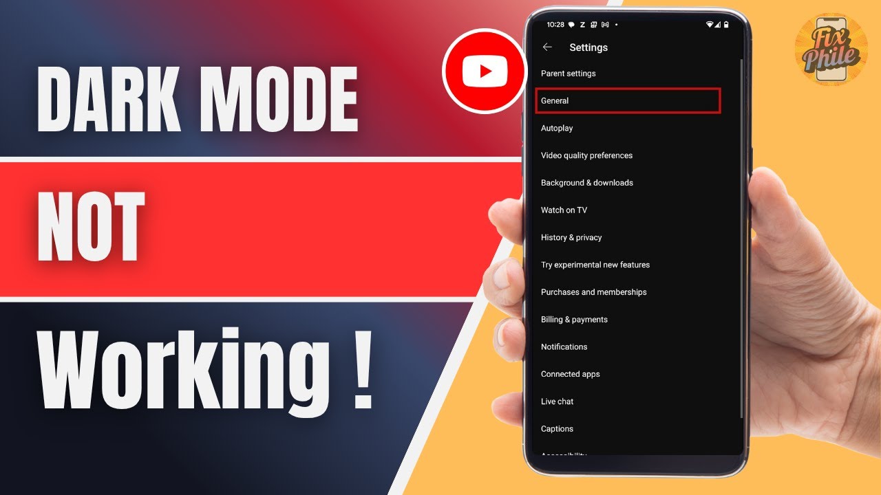 How to Fix YouTube Dark Mode Not Working (2025)