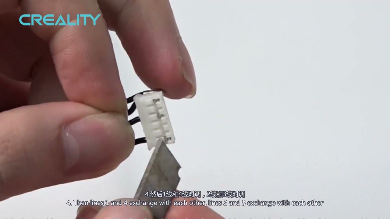 Service tutorial CR 10  the motor wire jumper
