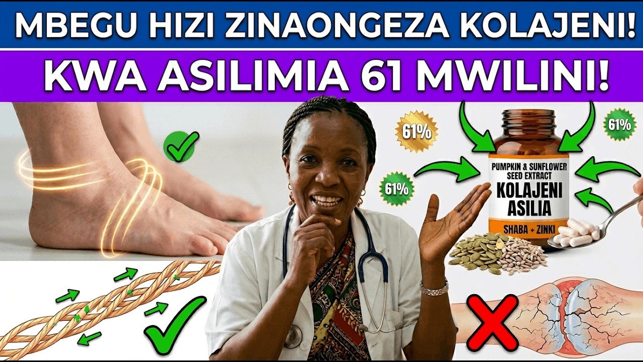 KOLAJENI YA ASILI: Vyakula 8 Vinavyoweza Kusaidia Kupunguza Maumivu ya Viungo na Nyonga