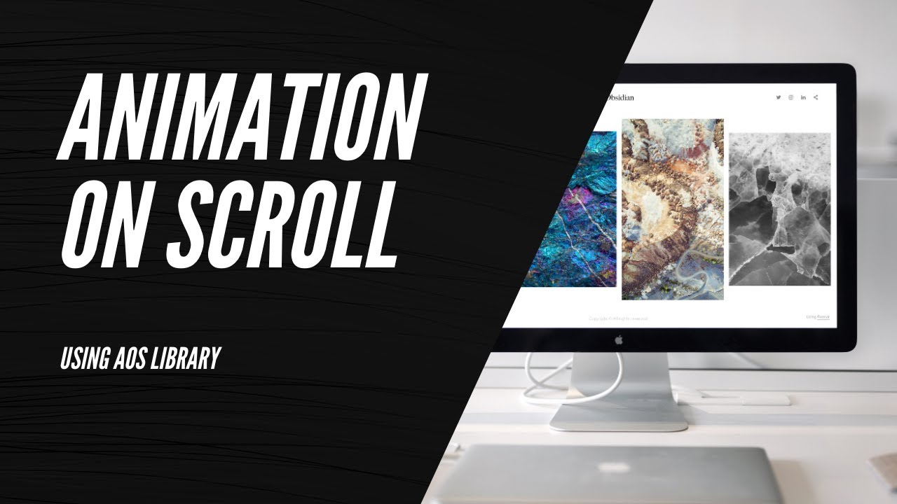 Animation On Scroll Webpage | AOS library