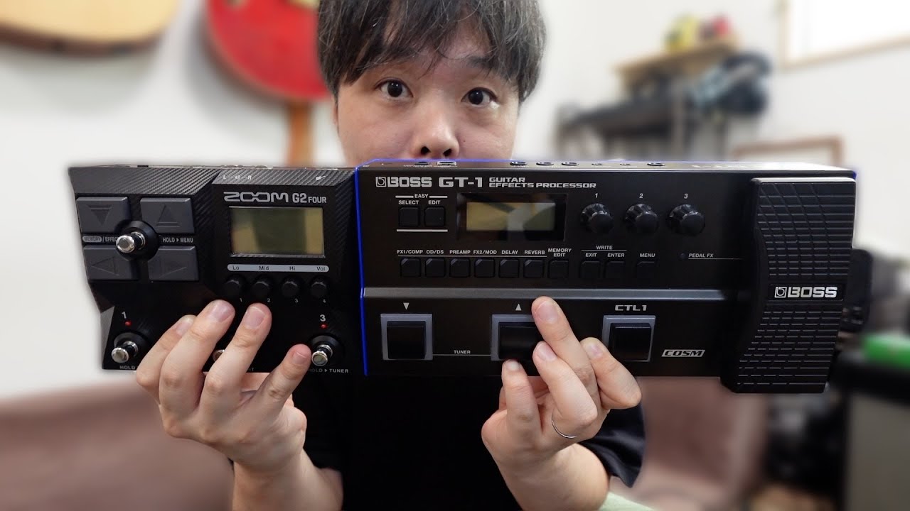 ZOOM G2 FOUR VS BOSS GT-1 どっちが良いのか徹底対決！