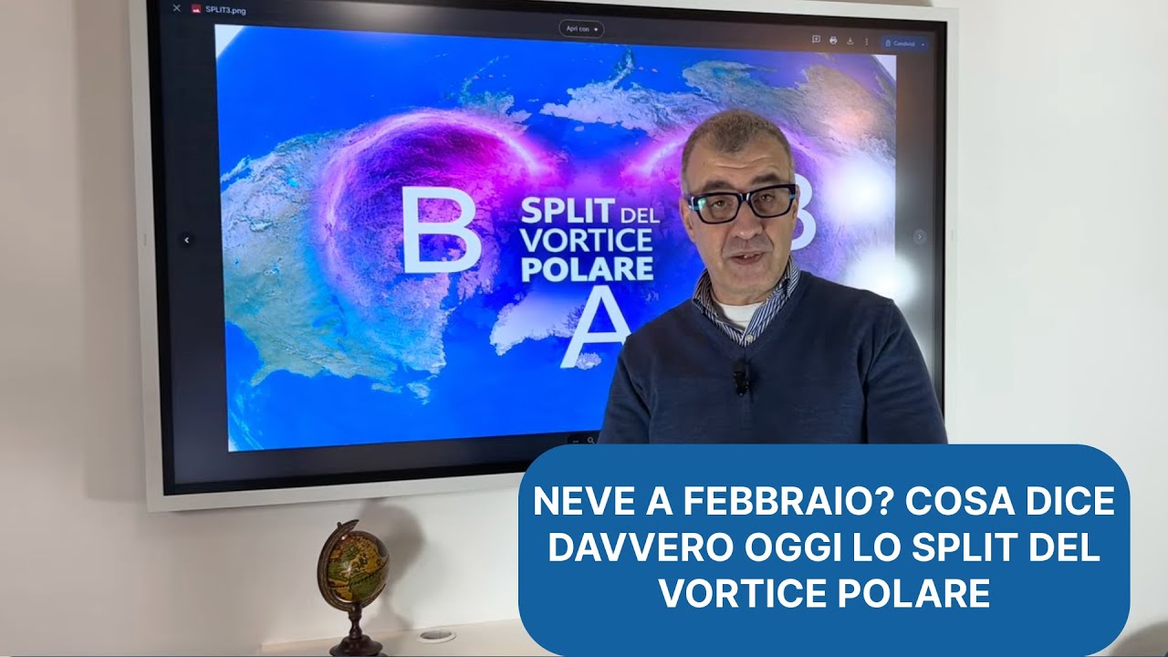METEO.NEVE A FEBBRAIO? COSA DICE DAVVERO OGGI LO SPLIT DEL VORTICE POLARE
