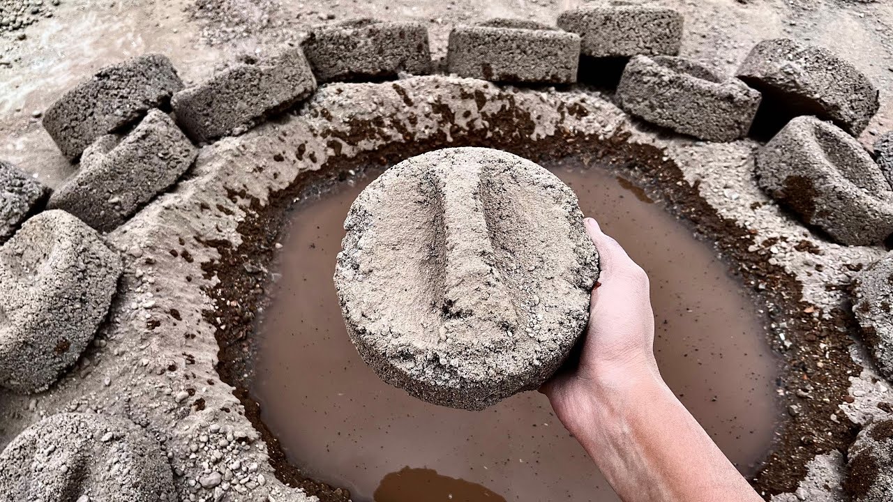 ASMR | New | Toofanii Texture Dry Floor | Water Pool crumbling and Dipping ASMR 
