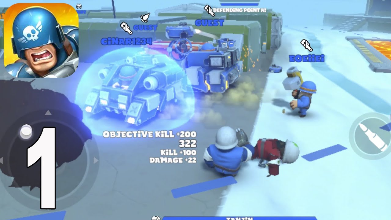 Tumble Troopers: Shooting Game - Gameplay Walkthrough part 1 (iOS,Android)