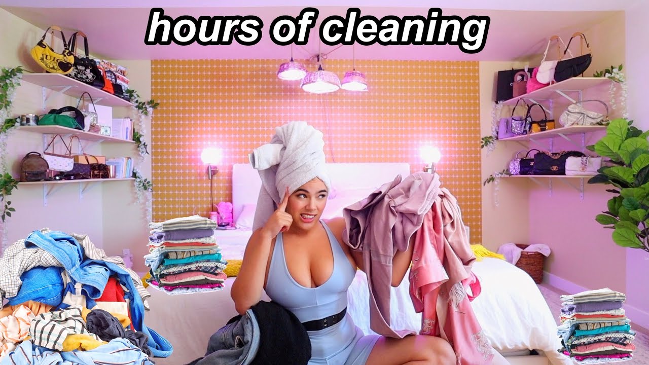 2022 EXTREME CLEAN WITH ME! ♥ ♡ Entire bedroom + motivating myself
