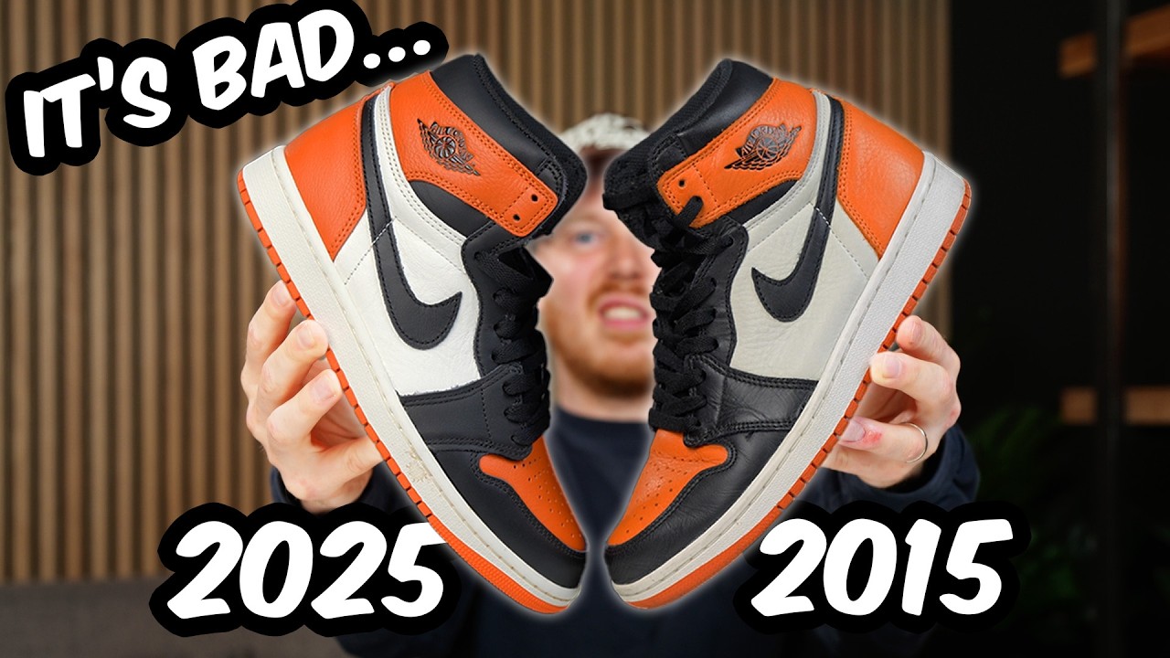 They RUINED It. The New 2025 vs 2015 Air Jordan 1 Shattered Backboard