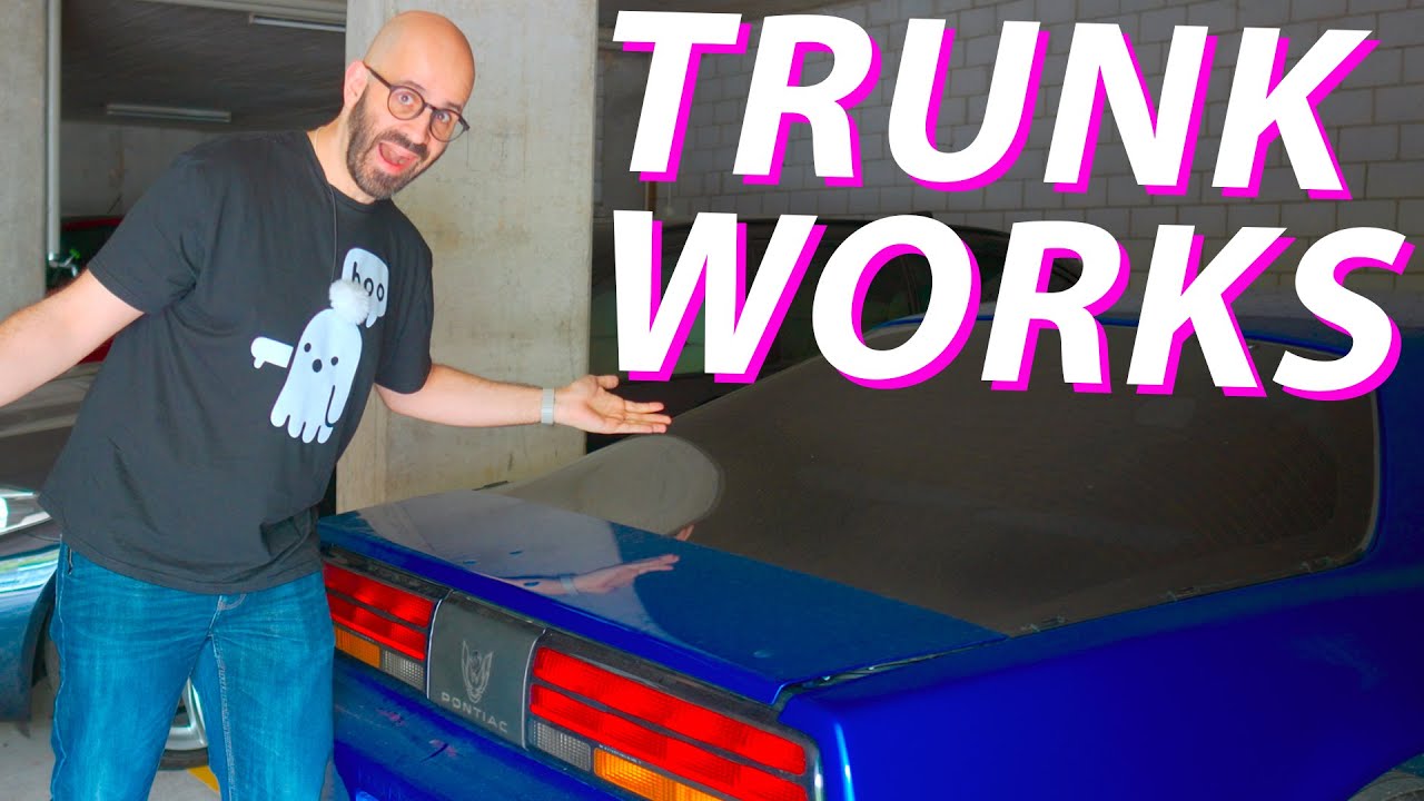 Ремонт багажника на моем Pontiac Firebird Trans Am 1989 года выпуска.