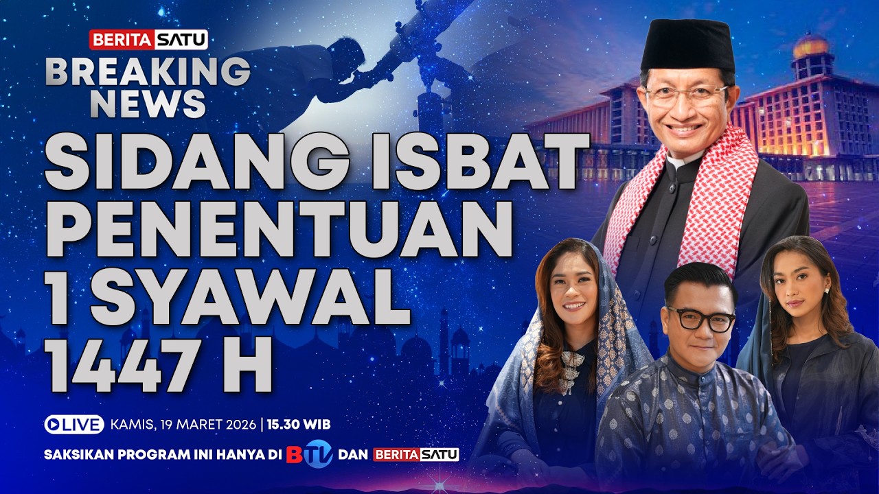 🔴 Breaking News | Sidang Isbat Penetapan 1 Syawal 1447 H – Pantauan Hilal Lebaran 2026