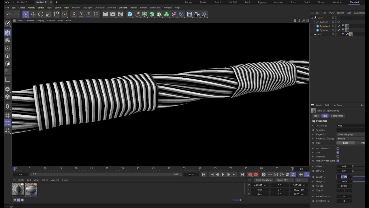 Basic Cinema 4D Collision Animation - Cinema 4D R26 Tutorial