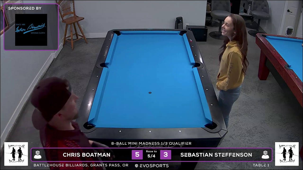 BATTLEHOUSE BILLIARDS - Jan 3 - TABLE 1 | EvoSports