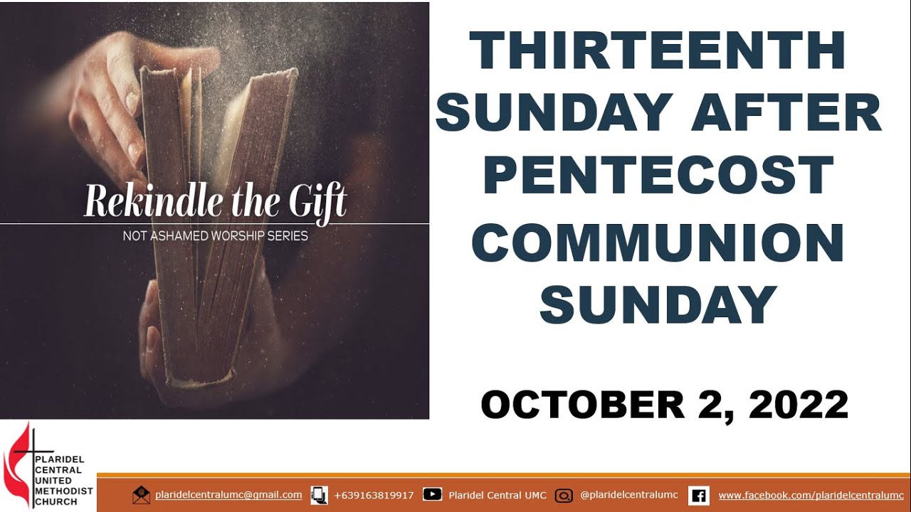 PCUMC Sunday Worship October 2, 2022