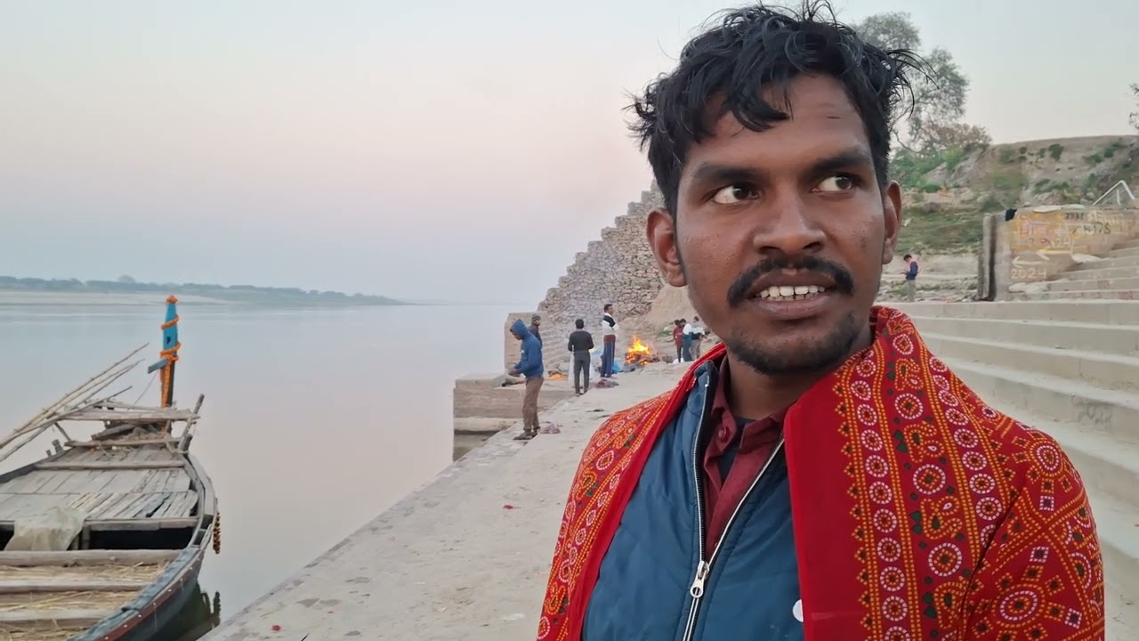 गहमर के नारवा घाट पर हम सभी उनके अंतिम संस्कार में सम्मलित हुए दुःखद समाचार😭😭