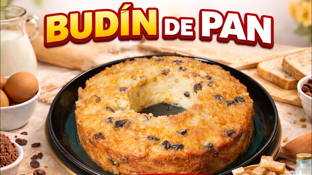 Budin de pan casero🍮