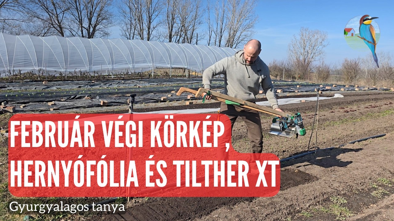 Február vége, hernyófólia, Tilther XT és még sok más
