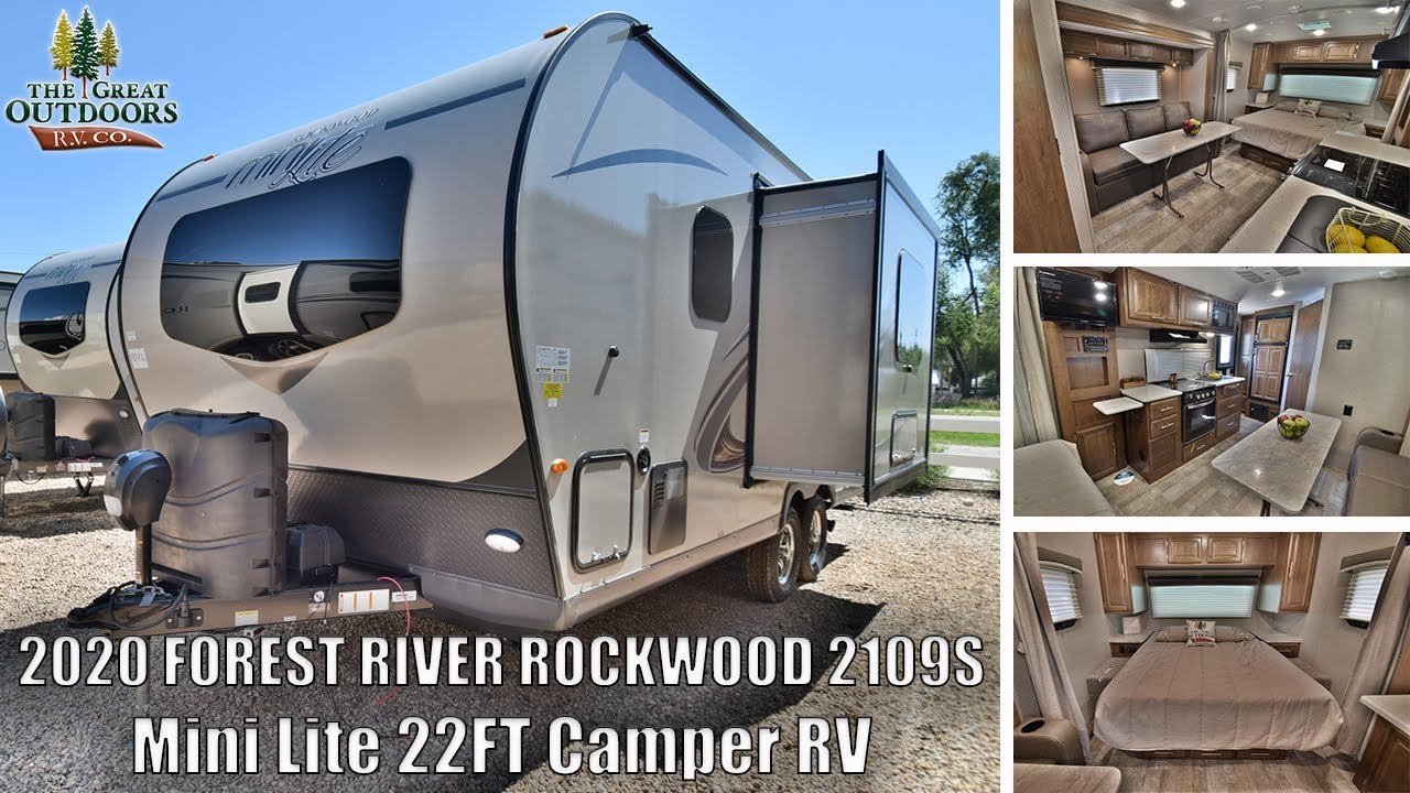 New 2020 Mini Lite ROCKWOOD 2109S 22ft Camper RV Travel Trailer Sales Dealer Colorado