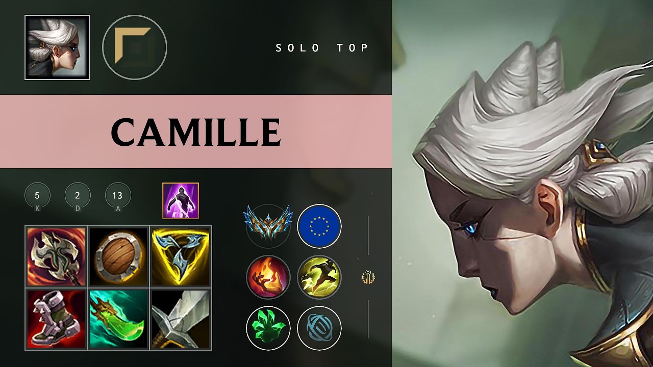 Camille Top vs Yorick - EUW Challenger Patch 26.08