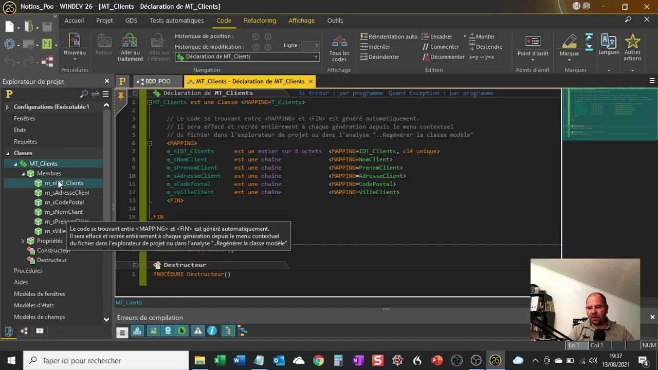 07   Windev   Les bases de la POO