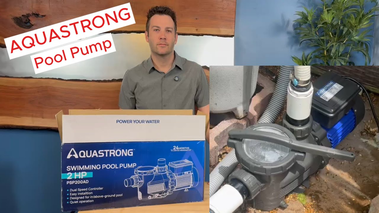 AQUASTRONG 2HP Dual Speed Pool Pump PSP200AD for Above or In-Ground Pools #PoolPump #HighFlowPump