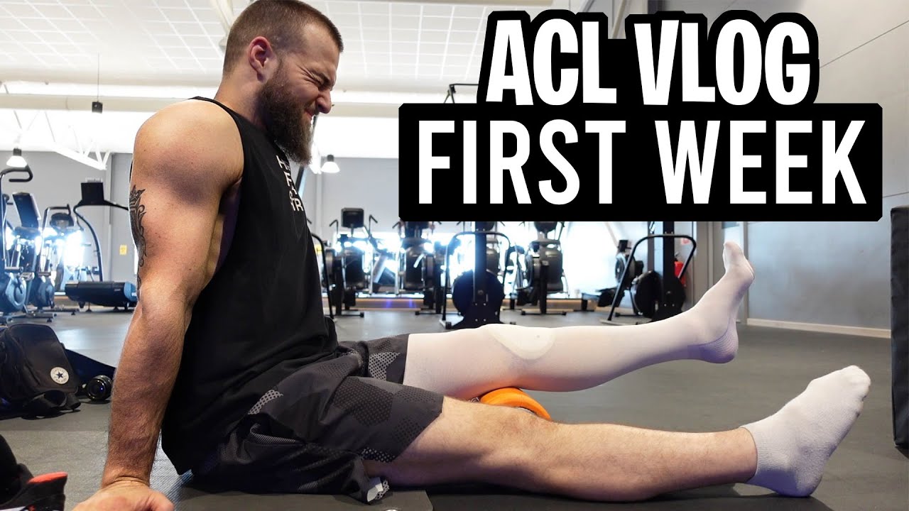 ACL vlog | First week post surgery