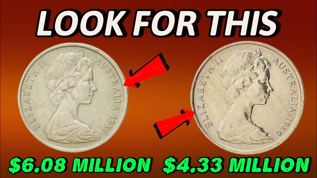 Most Valuable 5 Cent Coins of Australia 1980 & 1981 Coins Worth Big Money! Rare Coin Values Revealed