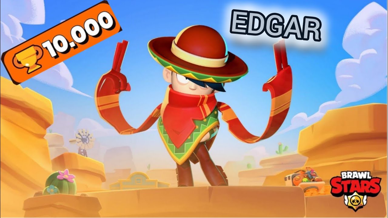 Edgar'ı 1000 kupa yapıyorum part 1 #brawl