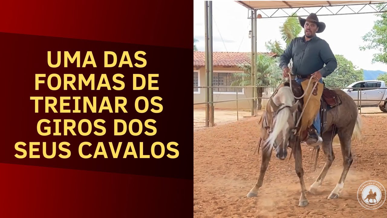 Uma das formas de TREINAR os giros dos seus cavalos (Spin)...