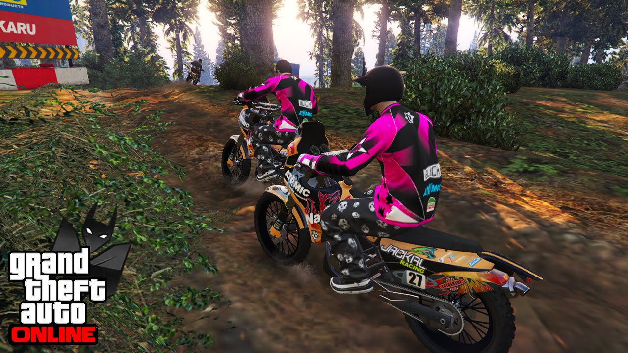 GTA V Online: FÚRIA EM DUAS RODAS #94: OS RAGE DE UMA CORRIDA NA FLORESTA