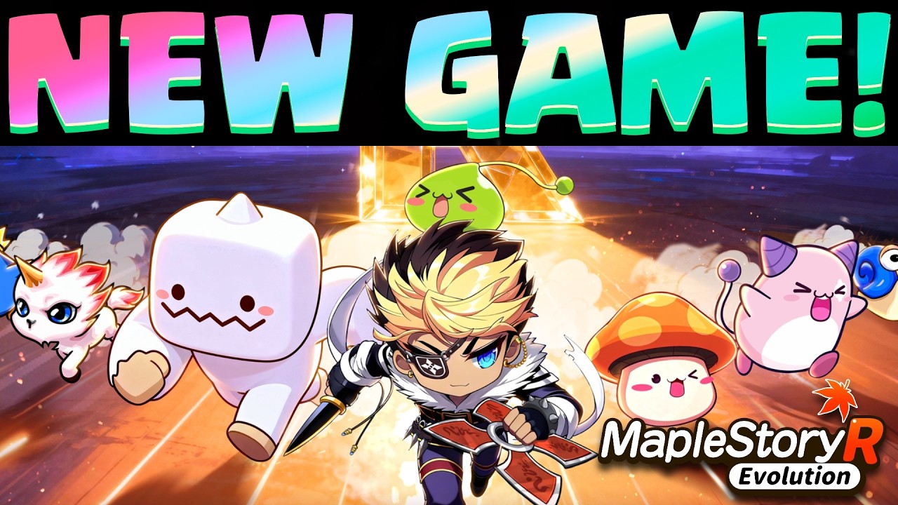 NEW GAME! Maple Story R- Evolution You NEED to TRY This!!!