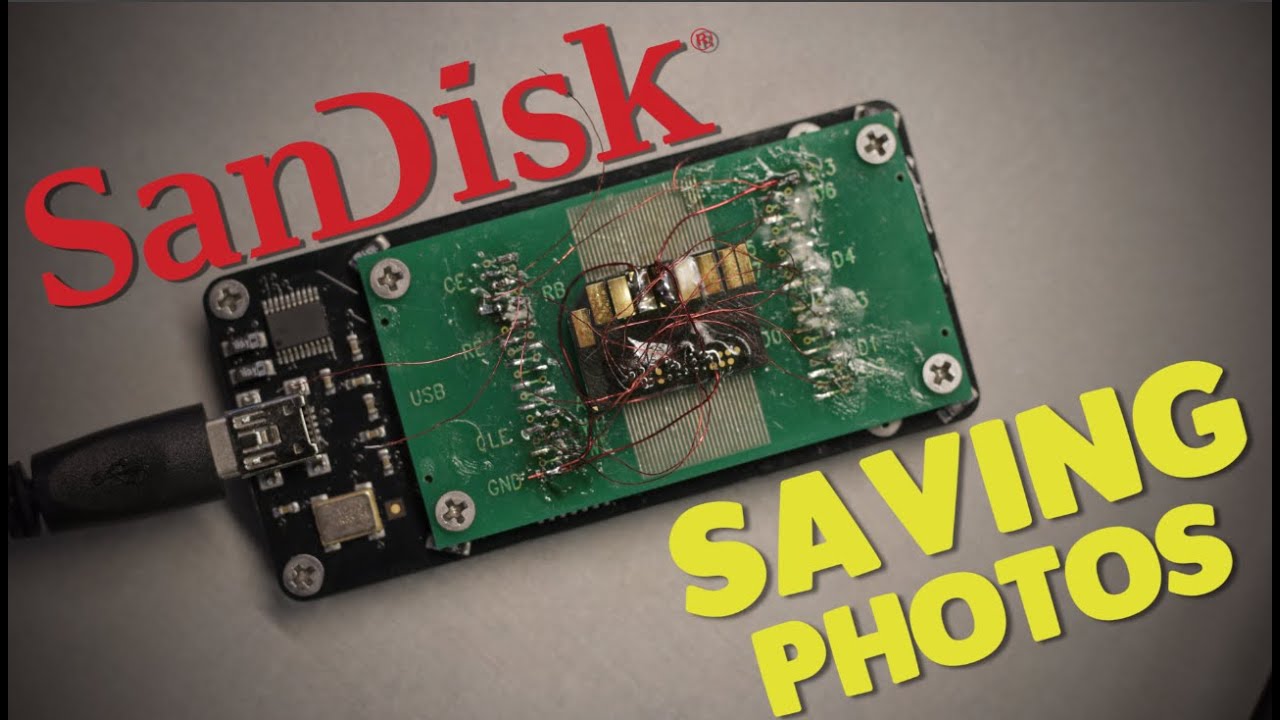 Recovering data from sandisk memory card