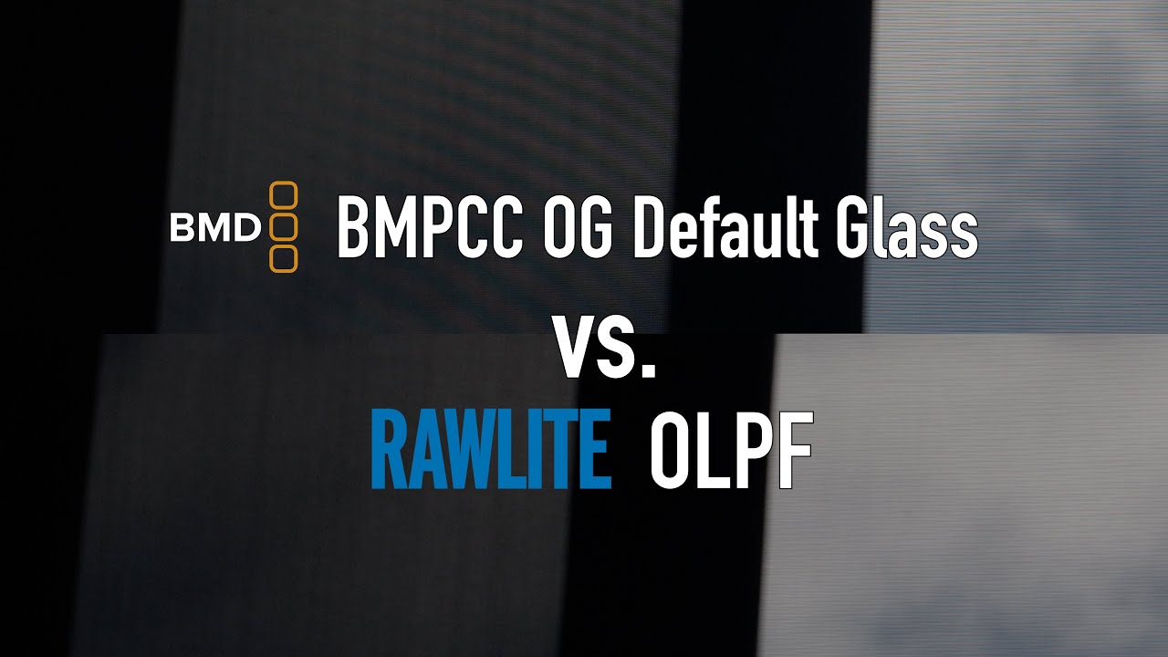 Blackmagic Pocket Cinema Camera OG vs. RAWLITE / Moire Test