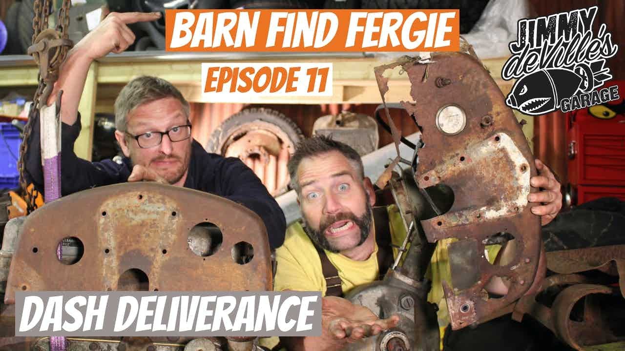 How to repair a rusty hole. Barn Find Fergie.  Episode 11