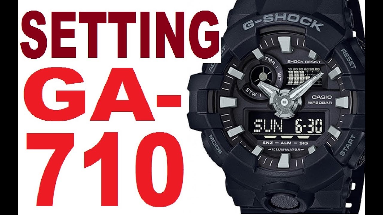 Casio G-Shock GA-710 manual 5522