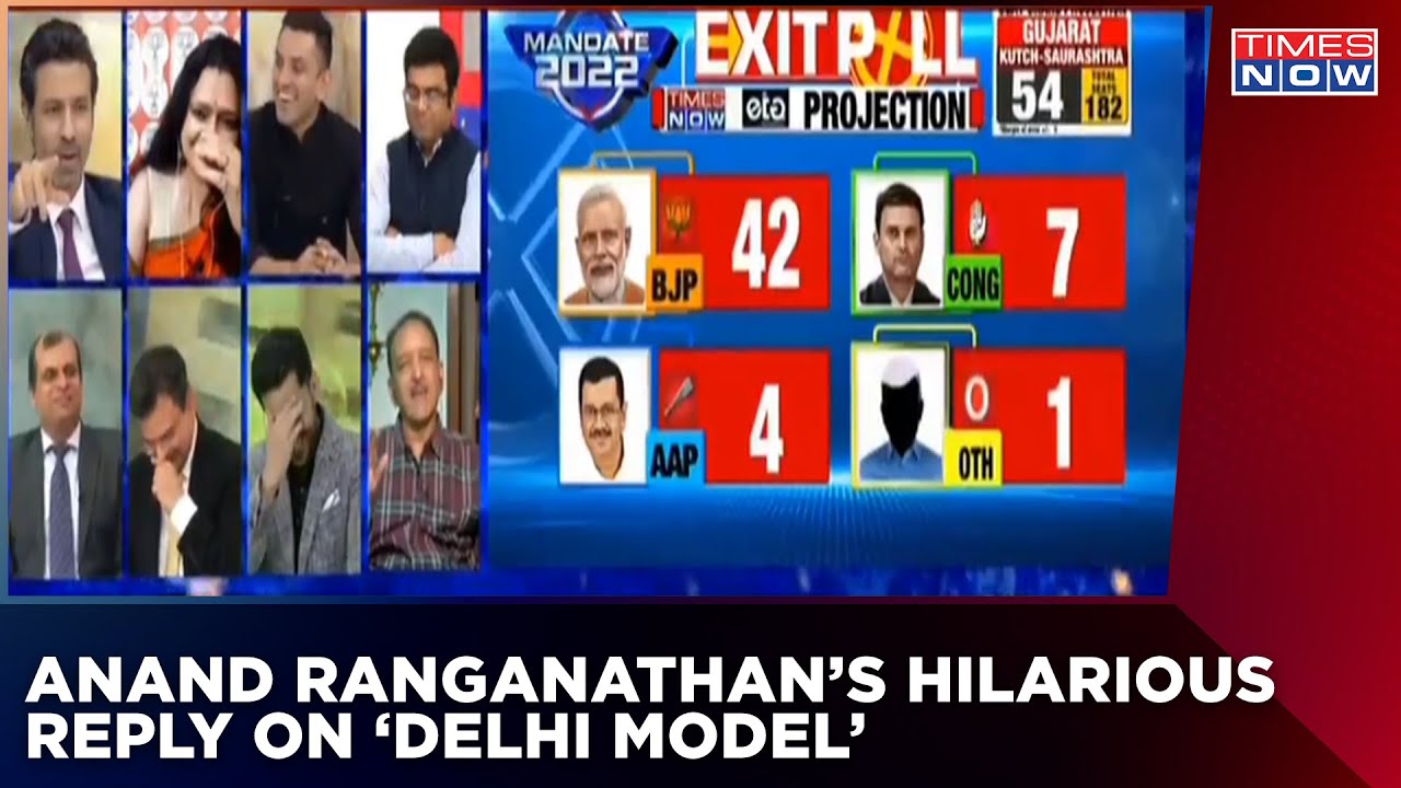 Anand Ranganathan's Funny Response To 'Delhi Model' Claim Of AAP Supporter Makes Panelist Laugh