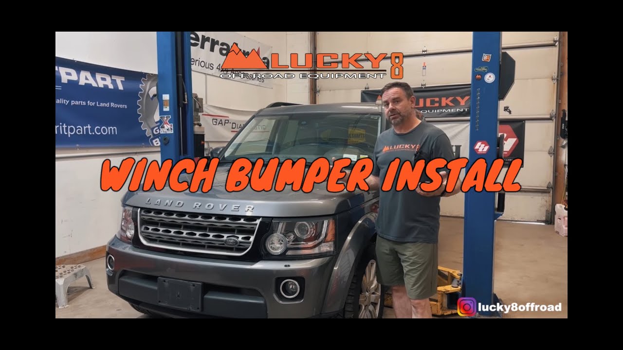 Lucky8 LR3 / LR4 Proud Rhino & CFE Winch Bumper install walk-through