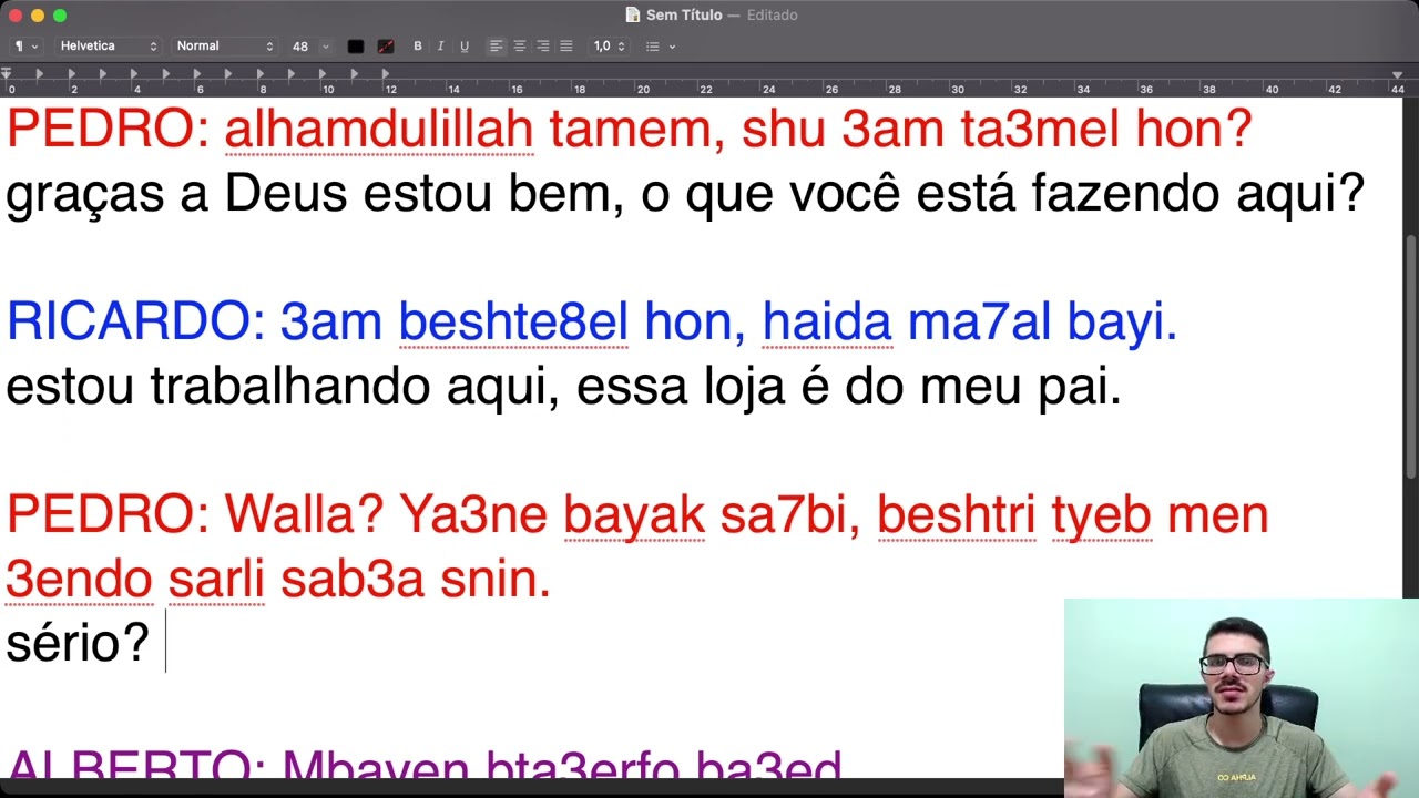 Diálogo em Árabe | Conversa em Árabe