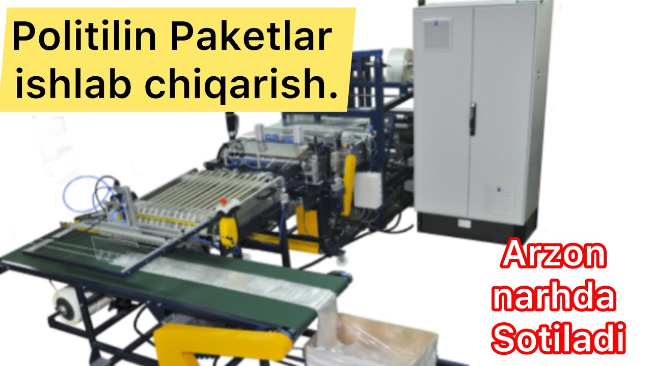 Politilin paket ishlab chiqarish. Uskuna 2024