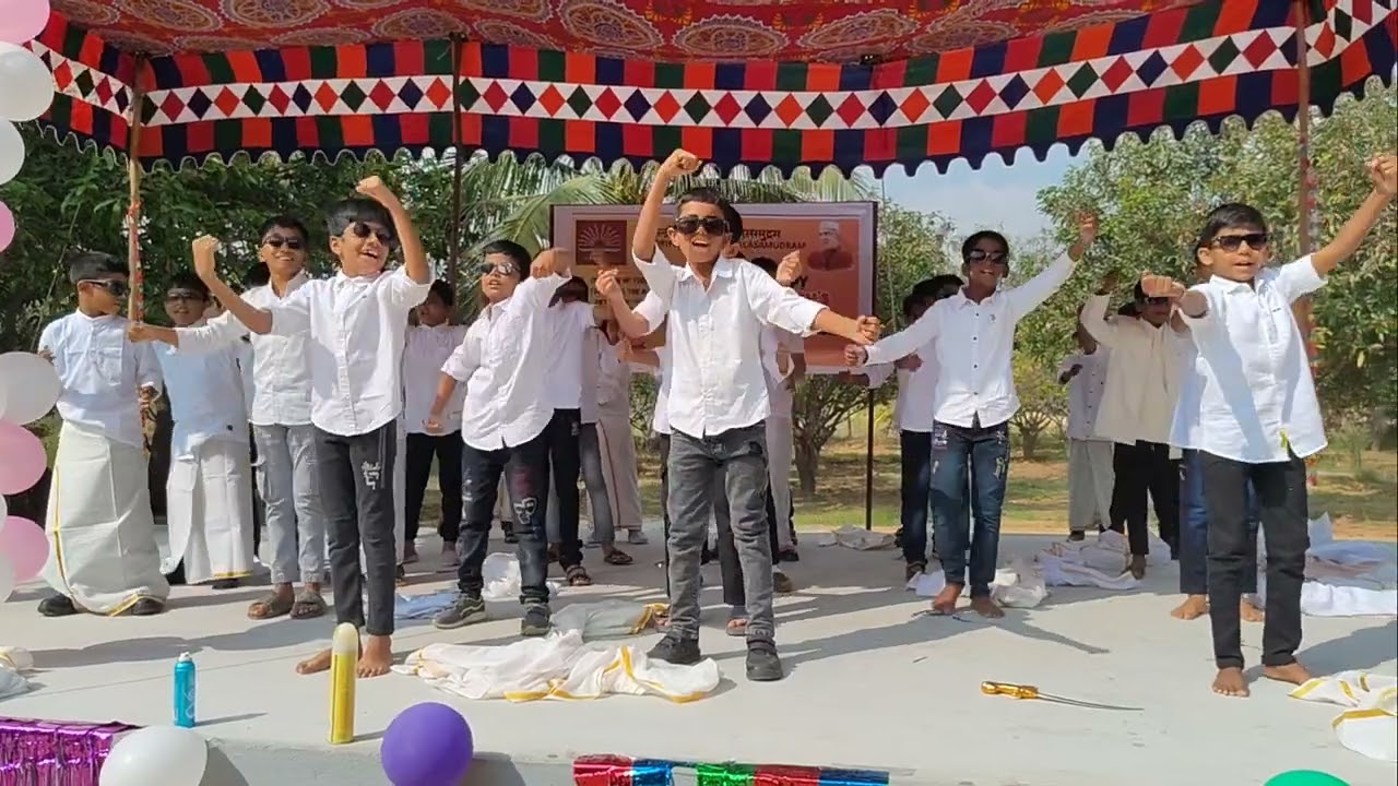 Class 3-5 boys dance lungi dance#kvpalasamudram#childrensday
