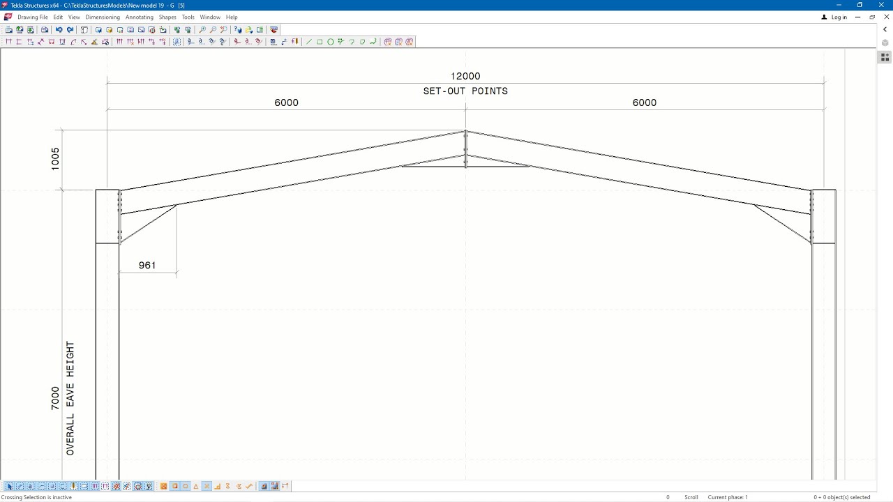 Creating Drawings using Erection drawing macro | Tekla Structures