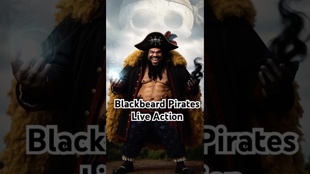Blackbeard Pirates 🏴‍☠️ One Piece Live Action Character Reveal #onepieceliveaction #blackbeard