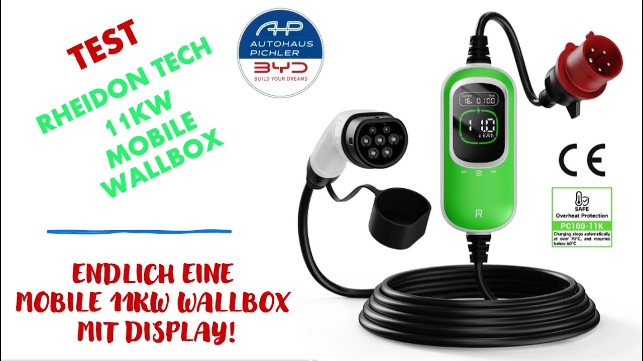 Wir testen die mobile Wallbox von RHEIDON TECH aus der PC100 Serie...