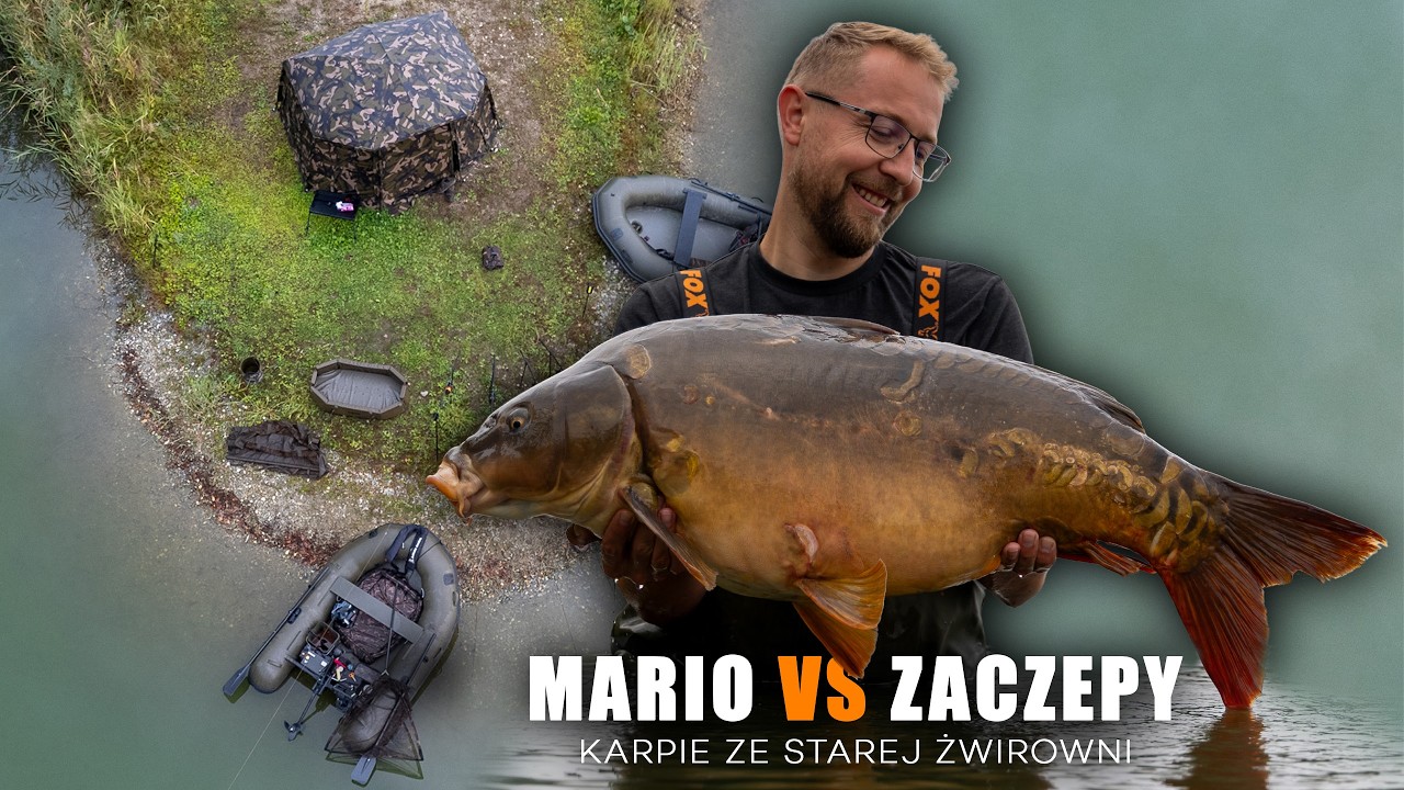 Łowienie karpi w twardych zaczepach🎣🪾 | Mariusz Posmyk | Fox carp fishing